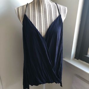 Navy Blue Crossover Cami